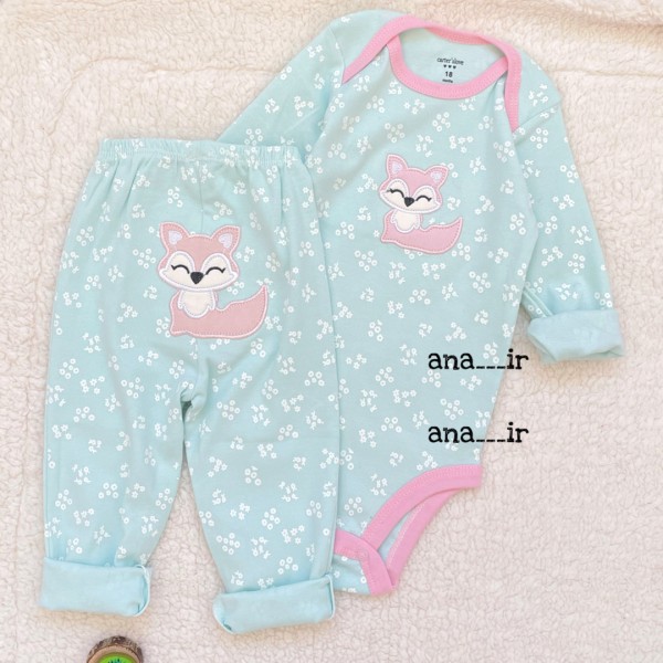 بادی شلوار روباه سبزابی