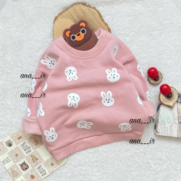 بلوز تک خرگوش صورتی