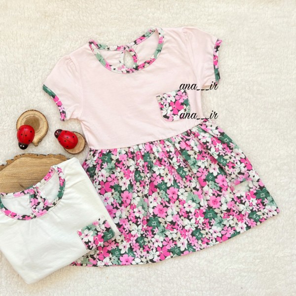 پیراهن گل بهاری