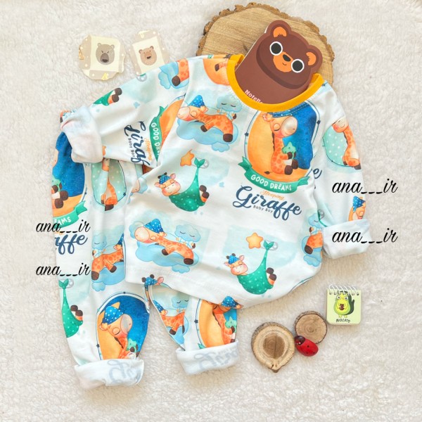 بلوز شلوار زرافه خوابالو