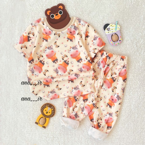 بلوز شلوار راحتی گاو ورزشکار