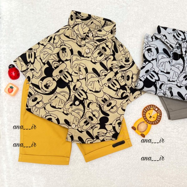 تیشرت شلوارک بیرونی میکی