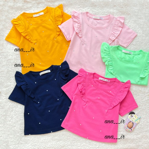 تک بلوز چیندار رنگی