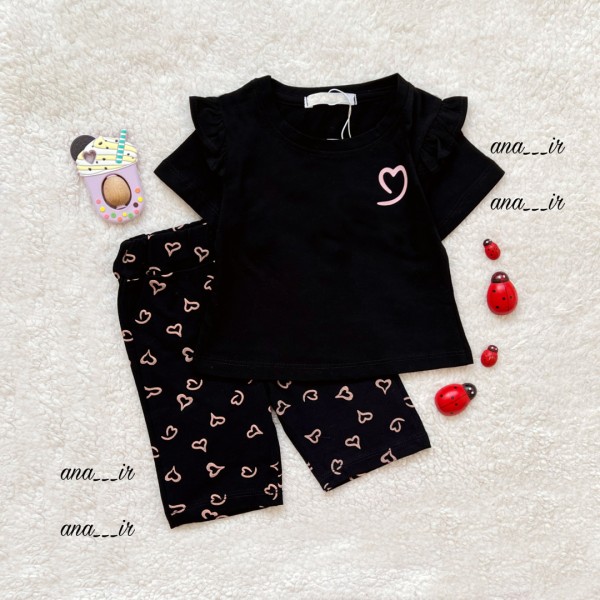 تیشرت شلوارک مشکی