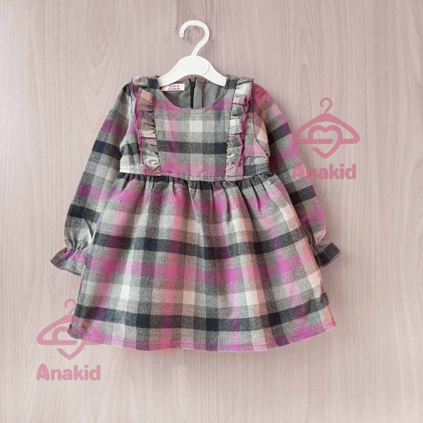 پیراهن پشمی چهارخونه1