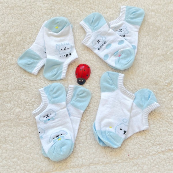 جوراب آبی ملیح