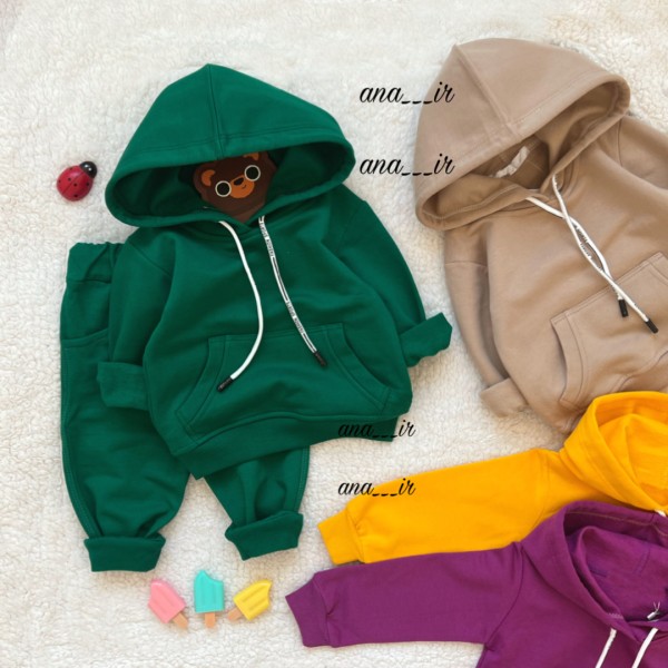 هودی شلوار رنگی