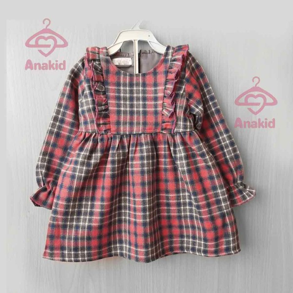 پیراهن چهار خونه پشمی2