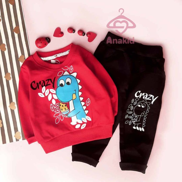 بلوز شلوار دایناسور بستنی2