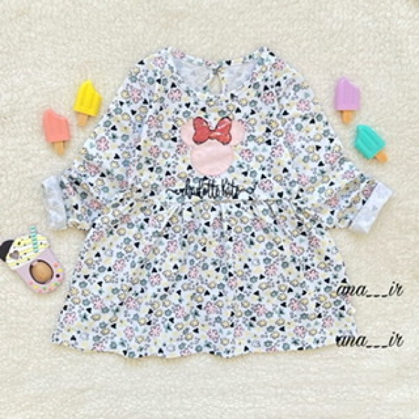 پیراهن میکی گلی