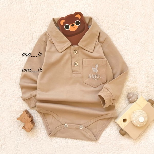 بادی یقه دار کرم