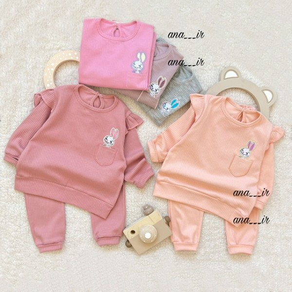 بلوز شلوار خرگوش سوزنی