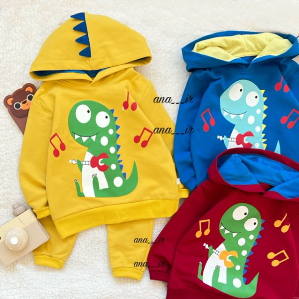 هودی شلوار دایناسور