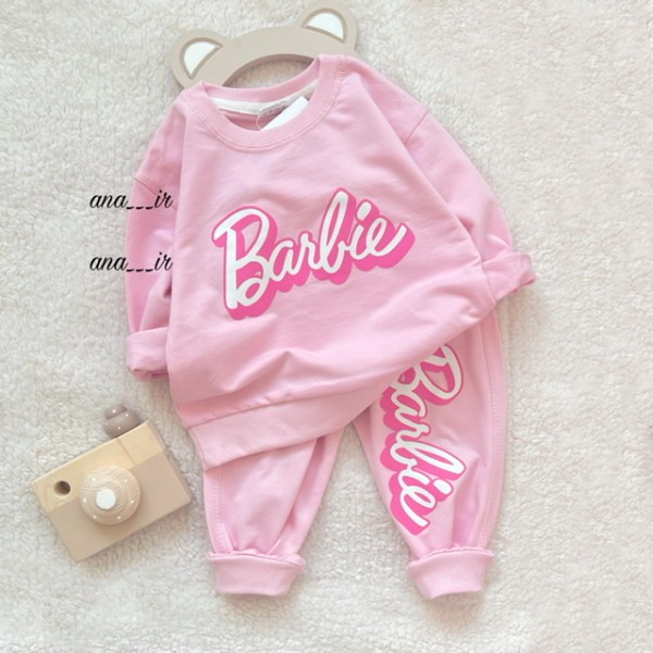 دورس شلوار باربی صورتی