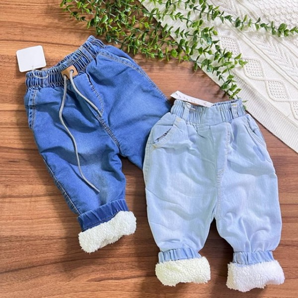 شلوار جین داخل خز