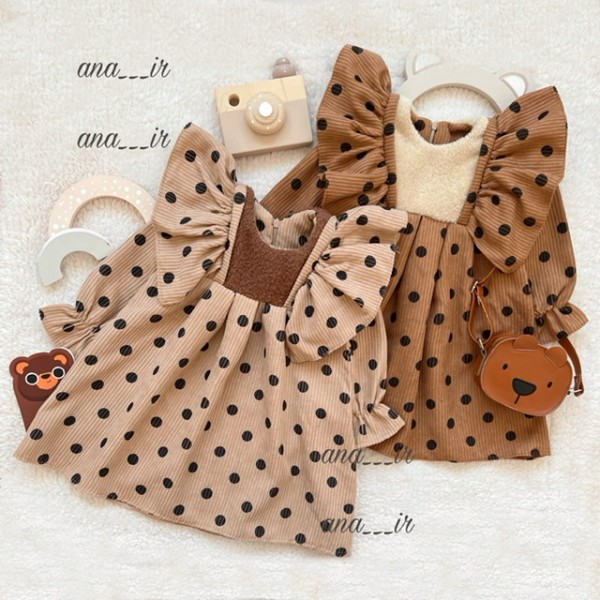 پیراهن مخمل کبریتی