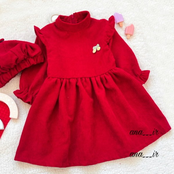 پیراهن قرمز کبریتی