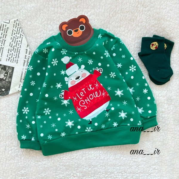 تک بلوز سبزآدم برفی