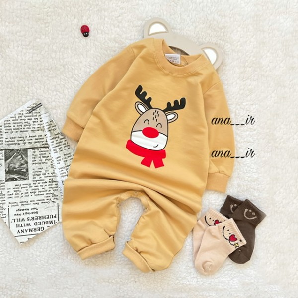 سرهمی گوزن شال قرمز