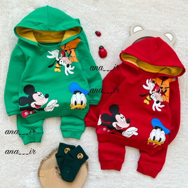 هودی شلوار میکی اردک