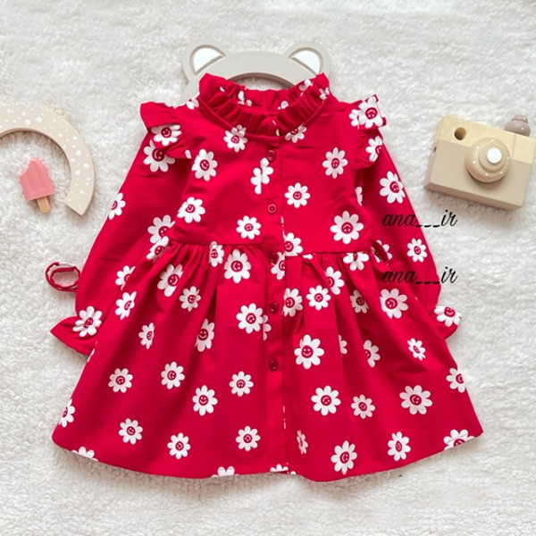 پیراهن قرمز گلخندون