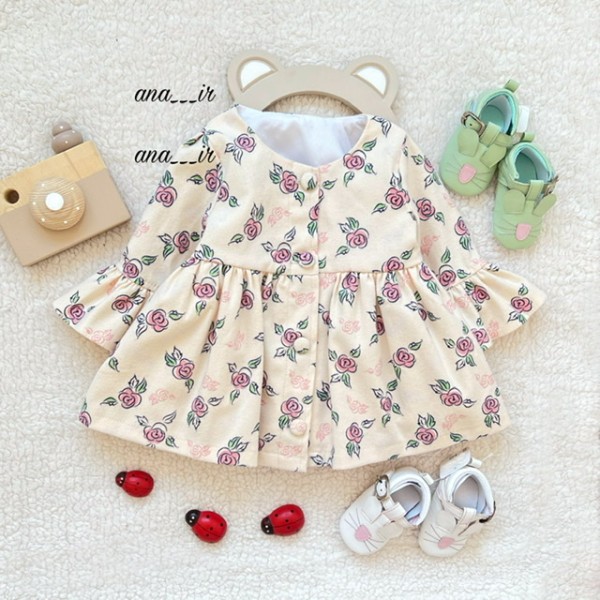 پیراهن گل رز