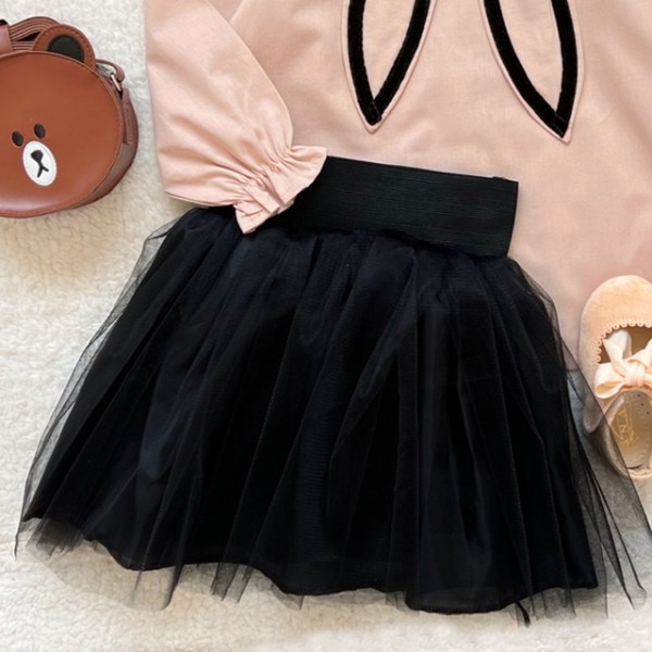 دامن توری مشکی