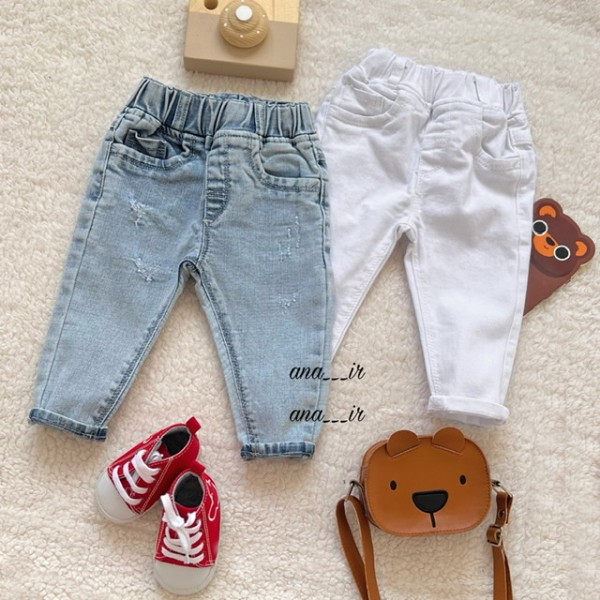 شلوار جین دورنگ