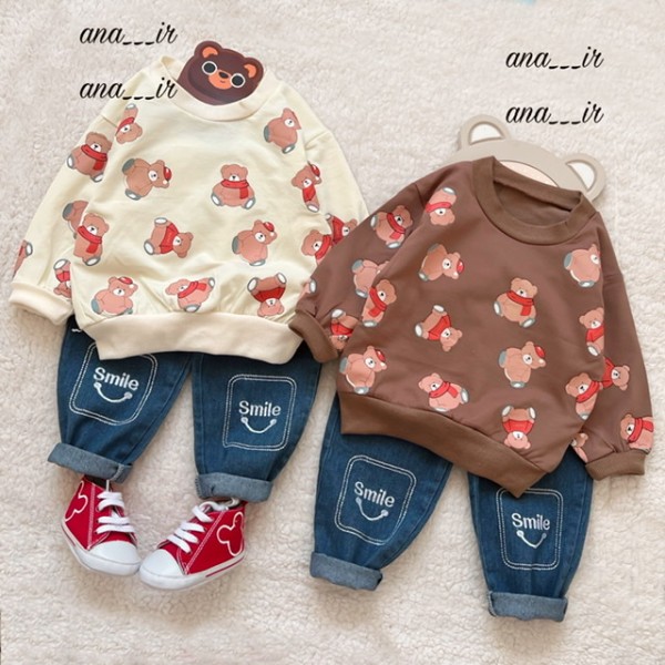 ست خرس شلوار جین