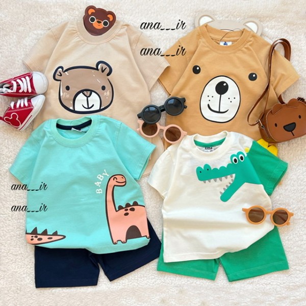 تیشرت شلوارک حیوانات