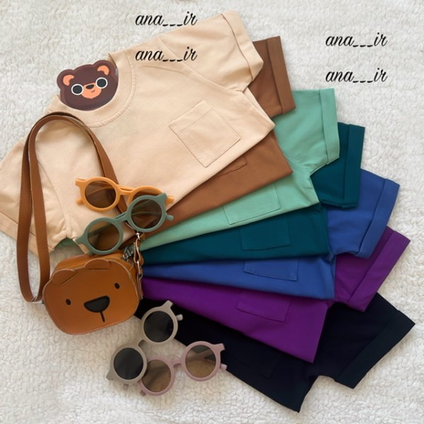 تیشرت ساده جیبدار