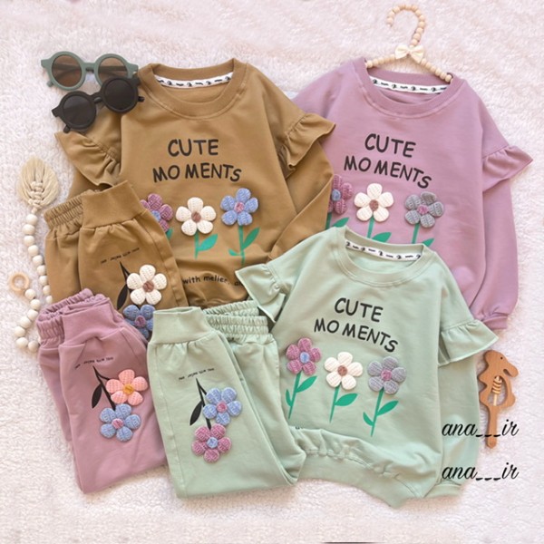 بلوز شلوار سه گل