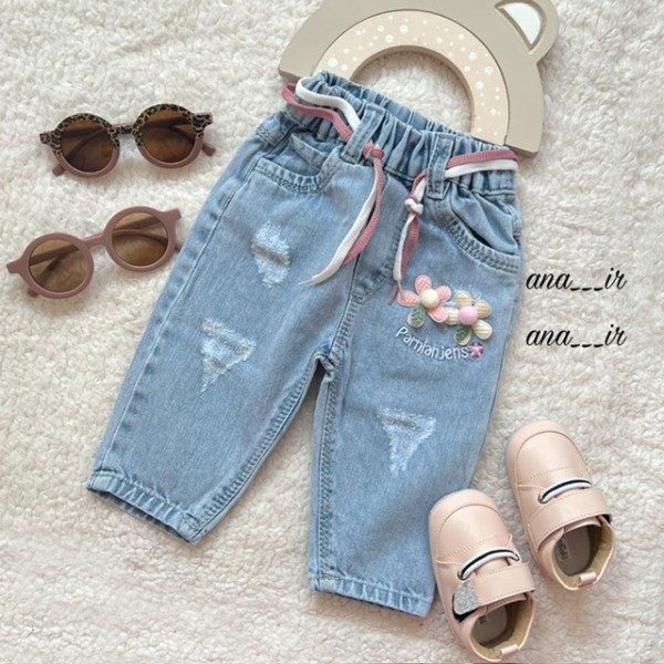 شلوار جین آبی دوگل