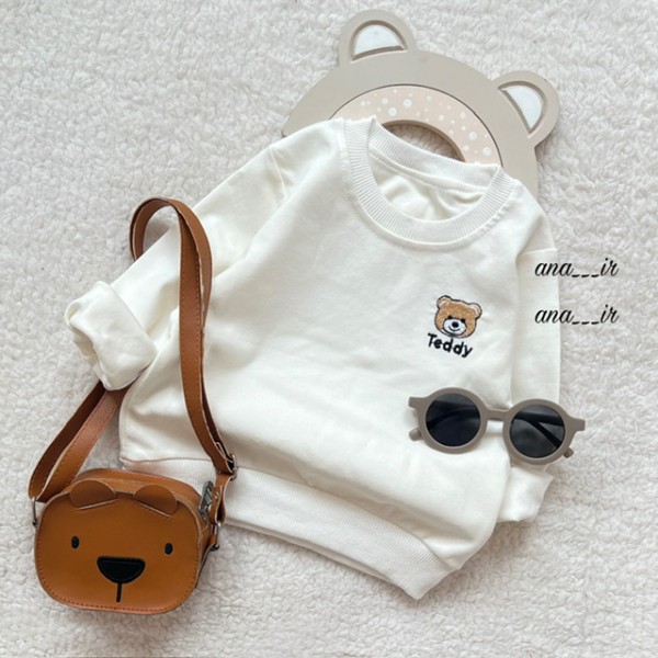 بلوز سفید خرس