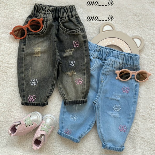 شلوار جین پاپیون