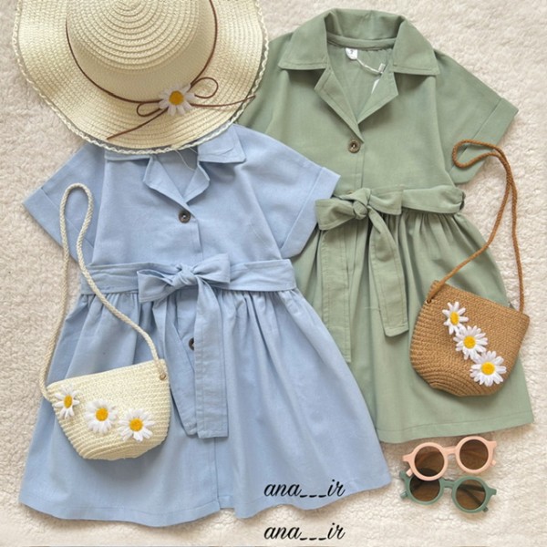 پیراهن لینن زیبا