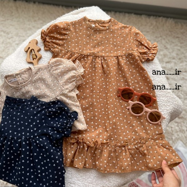 پیراهن گل گچی