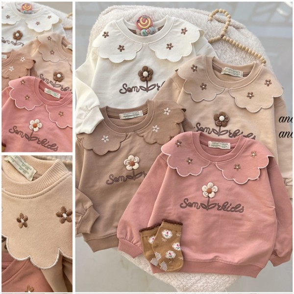 بلوز یقه دار تک‌گل