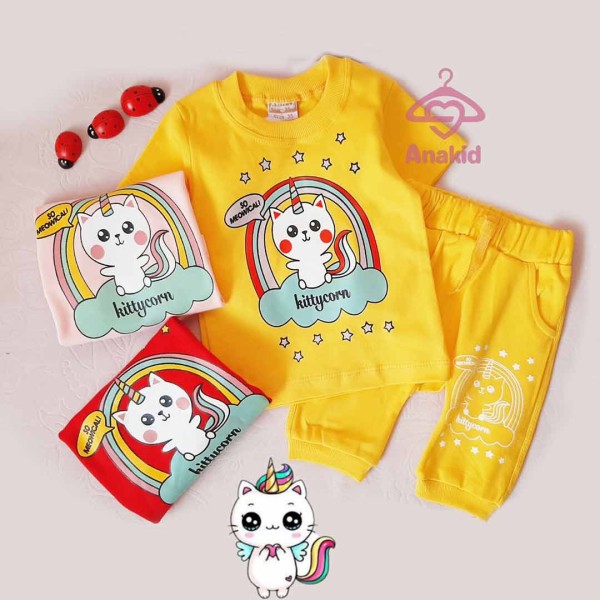 بلوز شلوارک رنگین کمان