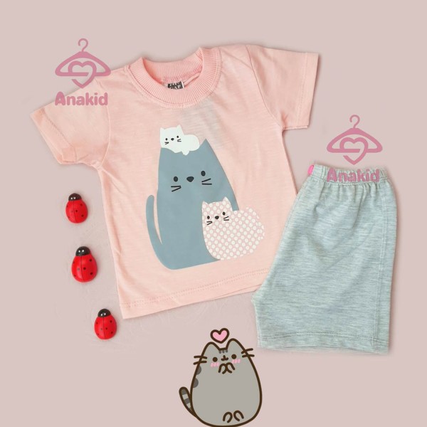 تیشرت شلوارک سه گربه