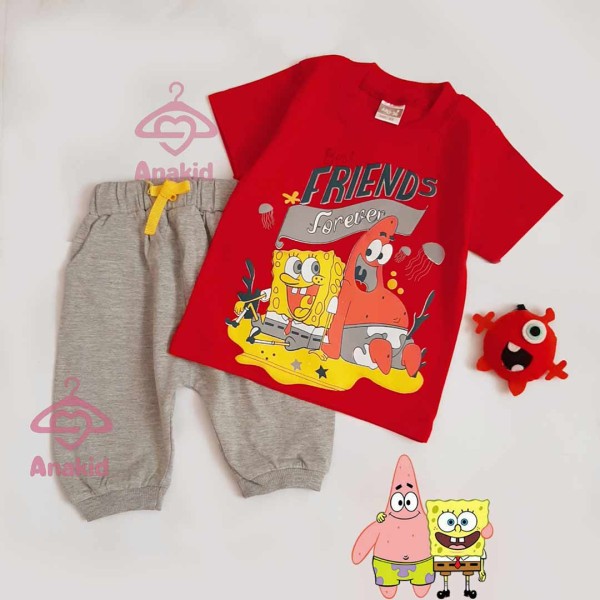 تیشرت شلوارک باب اسفنجی