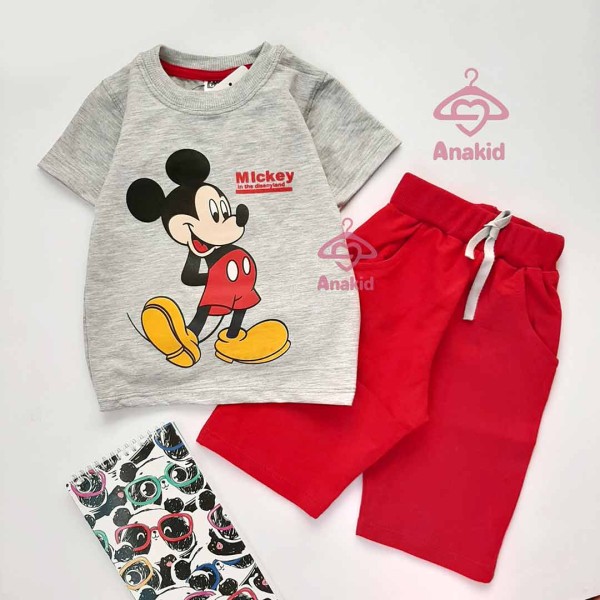 تیشرت شلوارک میکی موس