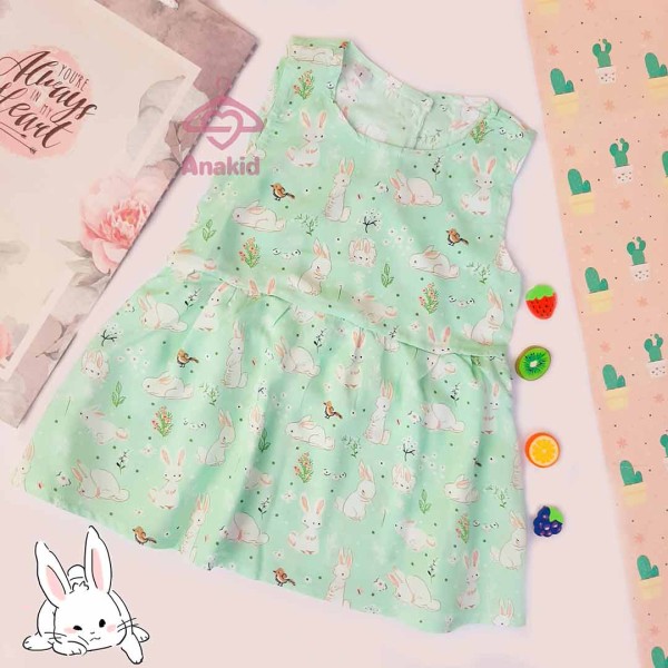 پیراهن خرگوشک سبز