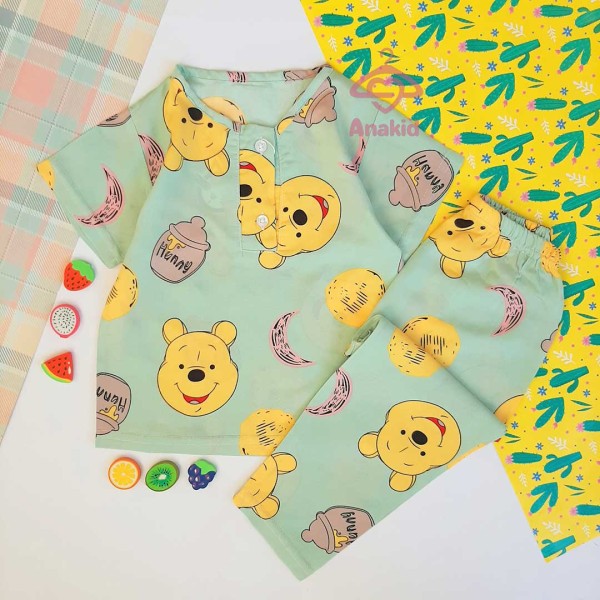 بلوز شلوار خرس عسلی