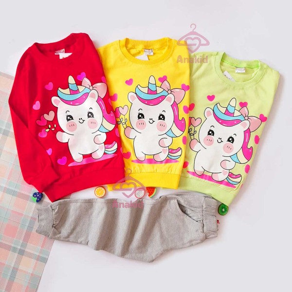 بلوز شلوار تکشاخ گوگولی