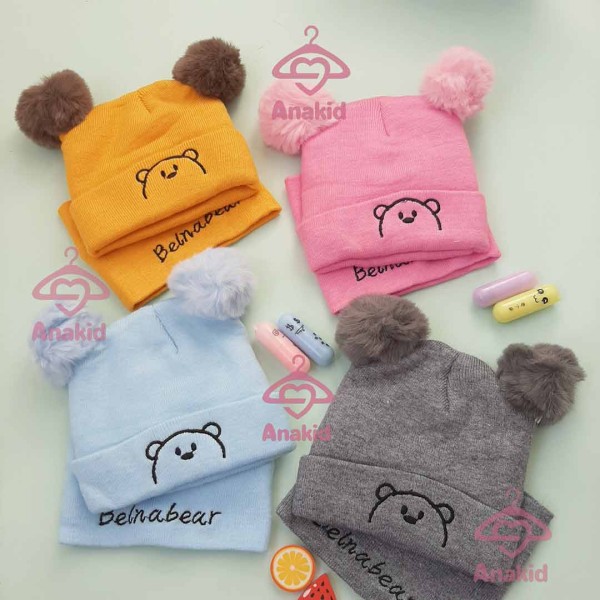 کلاه و گردنی مارشمالو دوپوم