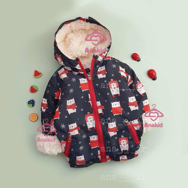 کاپشن خرس برفی