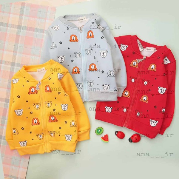 سویشرت لاینردار خرس ریز