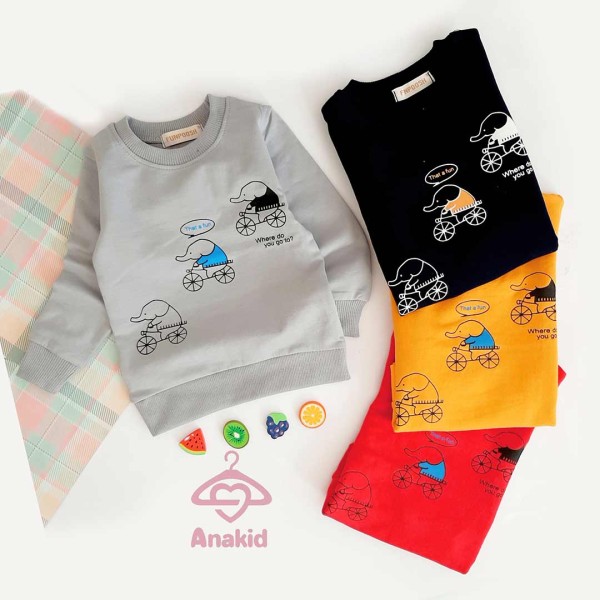 تک بلوز فیل دوچرخه سوار