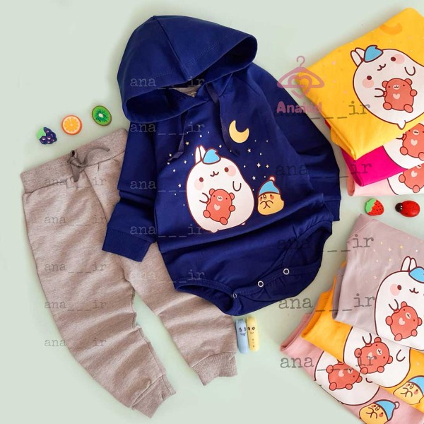 هودی بادی شلوار خرس و جوجه